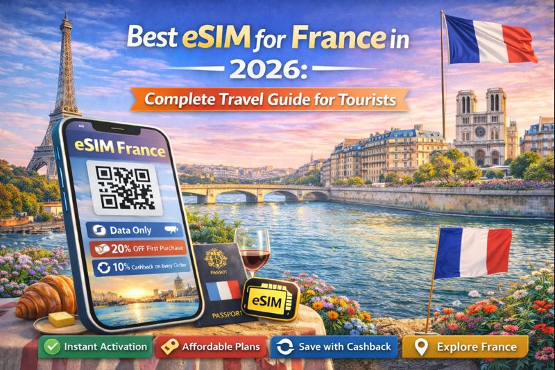 Best eSIM for France in 2026: Complete Travel Guide for Tourists